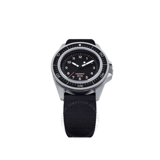 ساعة يونيماتيك موديلو أونو كوارتز للرجال بمينا أسود