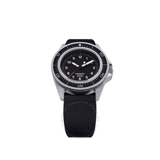 ساعة يونيماتيك موديلو أونو كوارتز للرجال بمينا أسود
