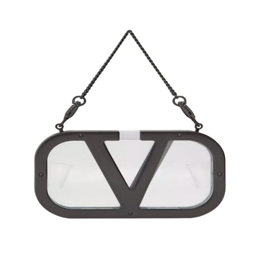 Garavani Logo-Plaque Clear Clutch