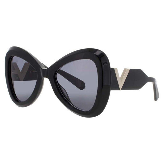 Men's Black Rectangular Sunglasses