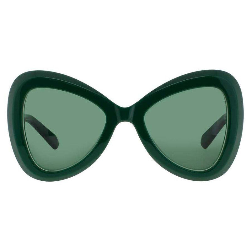Men's Gold Tone Rectangular Sunglasses