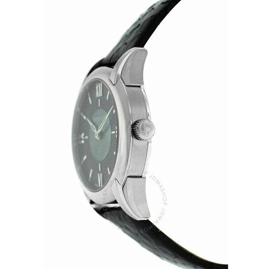 ساعة دافني النسائية من فيرساتشي، بمينا أسود