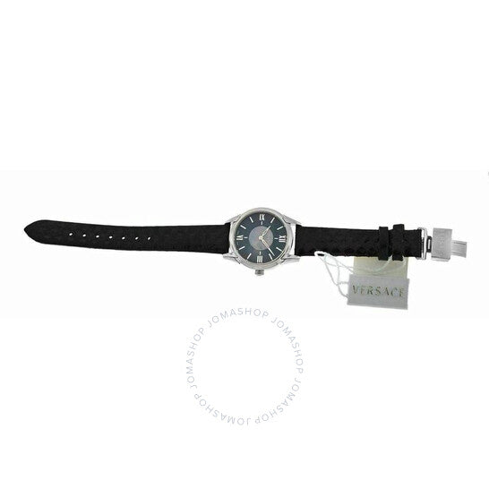 ساعة دافني النسائية من فيرساتشي، بمينا أسود