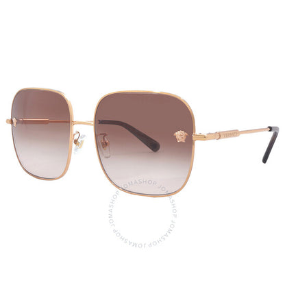 Versace, Brown Square Ladies Sunglasses