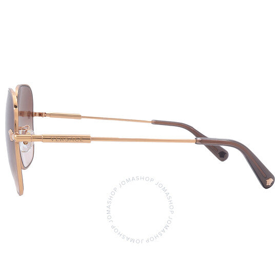Versace, Brown Square Ladies Sunglasses
