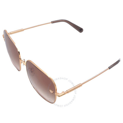 Versace, Brown Square Ladies Sunglasses