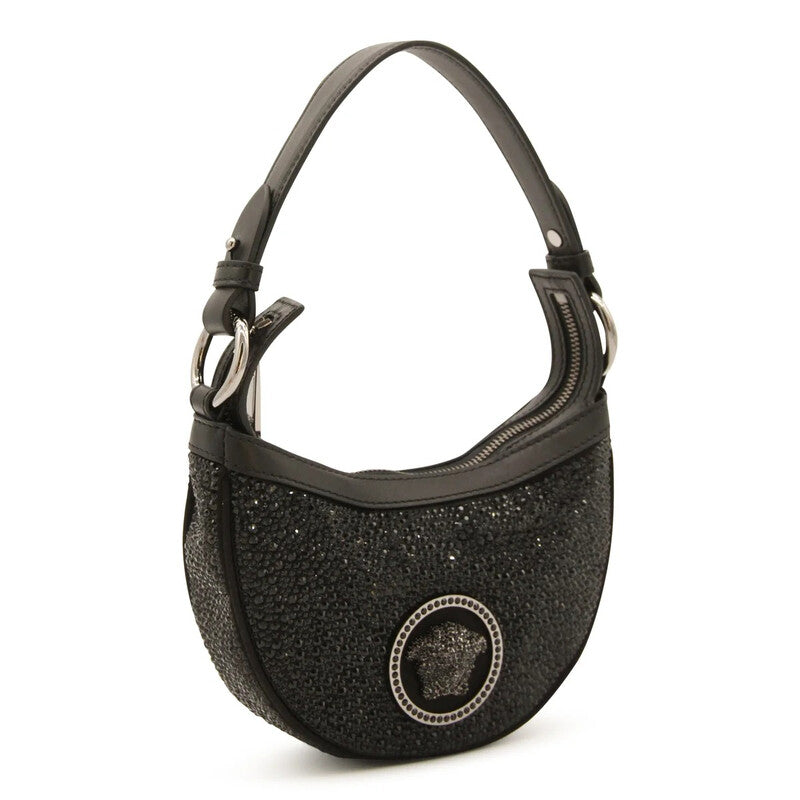 Crystal Repeat Mini Hobo Bag