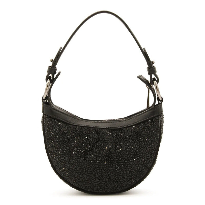 Crystal Repeat Mini Hobo Bag