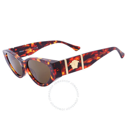 Versace, Dark Brown Cat Eye Ladies Sunglasses