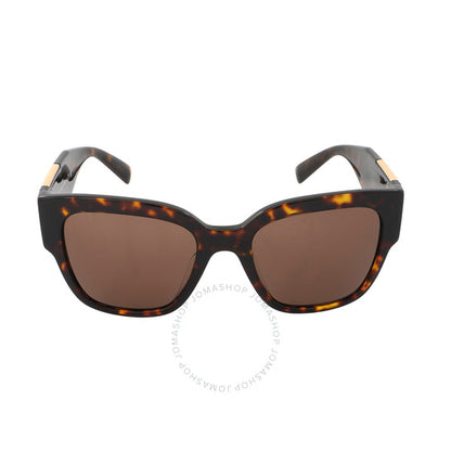 Versace, Dark Brown Square Ladies Sunglasses