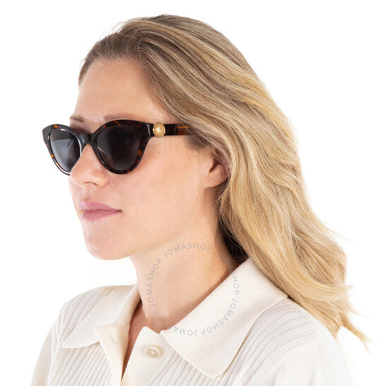 Versace, Dark Gray Butterfly Ladies Sunglasses