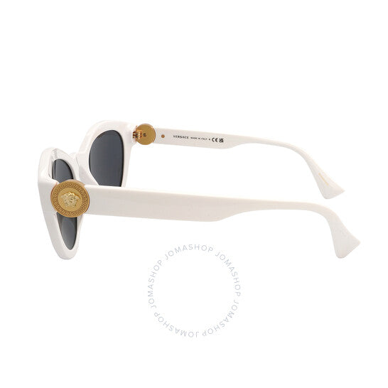 Versace, Dark Gray Butterfly Ladies Sunglasses