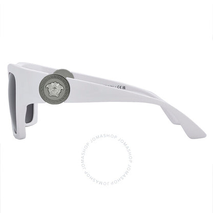 Versace, Dark Gray Irregular Ladies Sunglasses