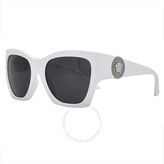 Versace, Dark Gray Irregular Ladies Sunglasses