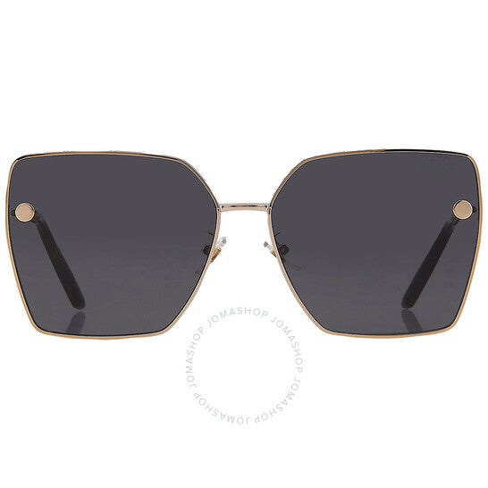 نظارة شمسية نسائية بتصميم فراشة باللون الرمادي الداكن من فيرساتشي