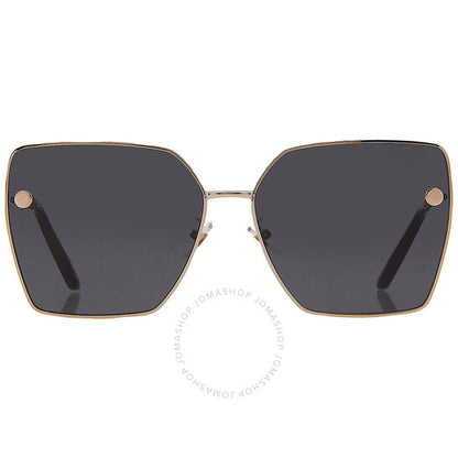 نظارة شمسية نسائية بتصميم فراشة باللون الرمادي الداكن من فيرساتشي