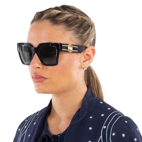 Versace, Dark Grey Butterfly Ladies Sunglasses