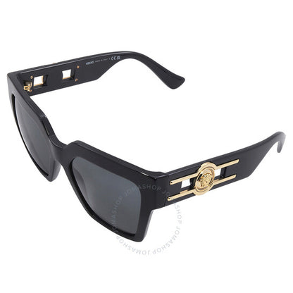 Versace, Dark Grey Butterfly Ladies Sunglasses