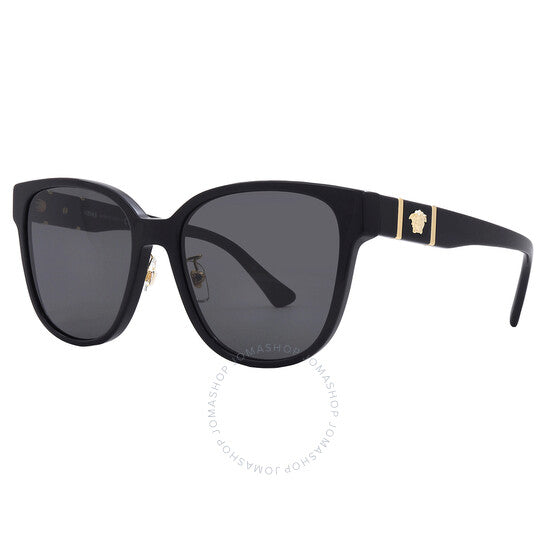Versace, Dark Grey Butterfly Ladies Sunglasses