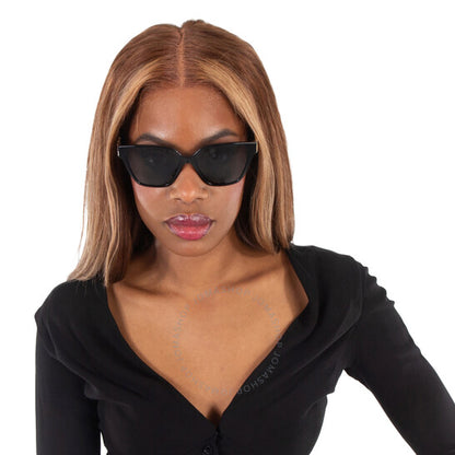 Versace, Dark Grey Butterfly Ladies Sunglasses