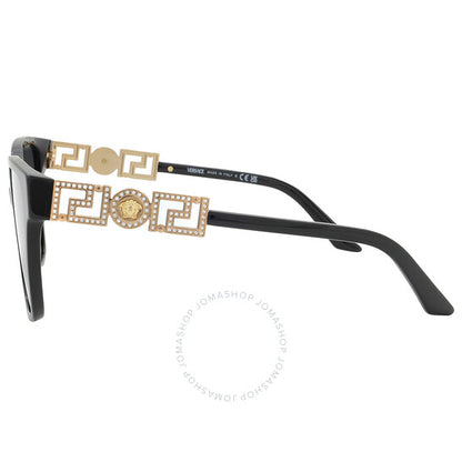 Versace, Dark Grey Butterfly Ladies Sunglasses