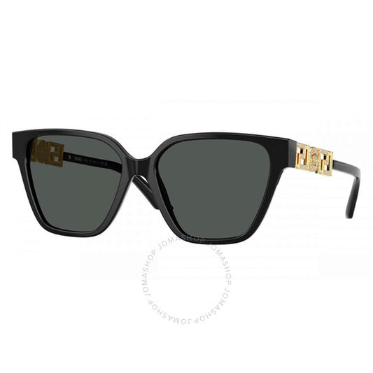 Versace, Dark Grey Butterfly Ladies Sunglasses