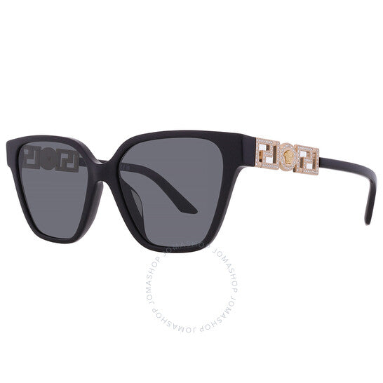 Versace, Dark Grey Butterfly Ladies Sunglasses