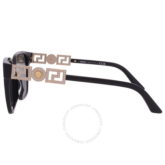 Versace, Dark Grey Butterfly Ladies Sunglasses