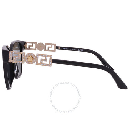 Versace, Dark Grey Butterfly Ladies Sunglasses