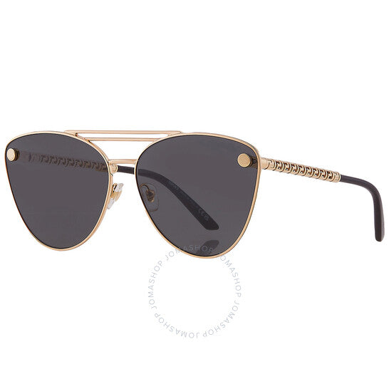 Versace, Dark Grey Cat Eye Ladies Sunglasses