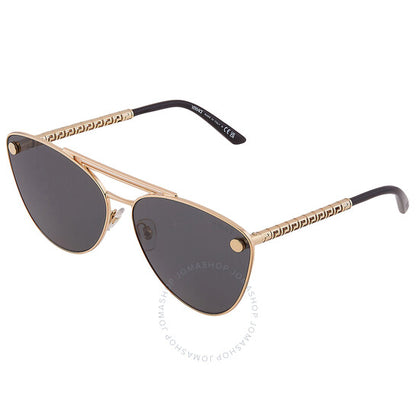 Versace, Dark Grey Cat Eye Ladies Sunglasses