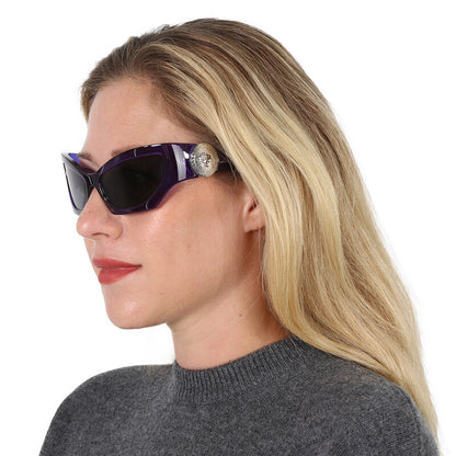 Dark Grey Cat Eye Ladies Sunglasses