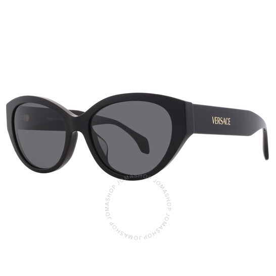 Versace, Dark Grey Cat Eye Ladies Sunglasses