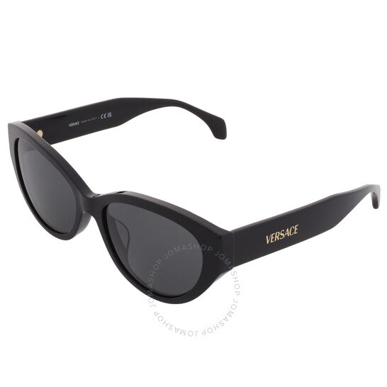 Versace, Dark Grey Cat Eye Ladies Sunglasses