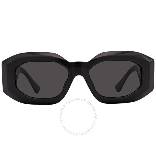 نظارة شمسية رجالية من فيرساتشي، رمادية داكنة غير منتظمة