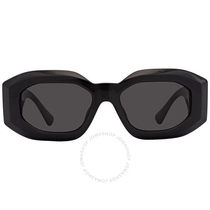 نظارة شمسية رجالية من فيرساتشي، رمادية داكنة غير منتظمة