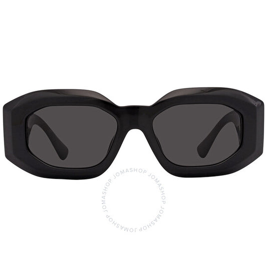 نظارة شمسية رجالية من فيرساتشي، رمادية داكنة غير منتظمة