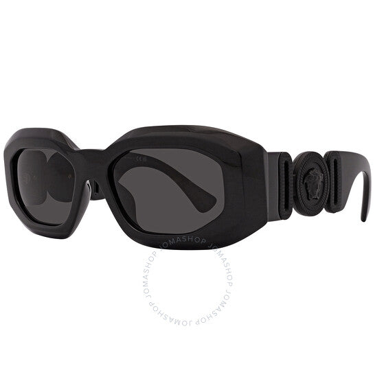 نظارة شمسية رجالية من فيرساتشي، رمادية داكنة غير منتظمة