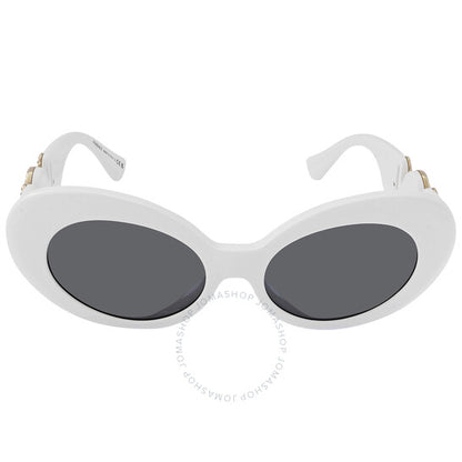 Versace, Dark Grey Oval Ladies Sunglasses