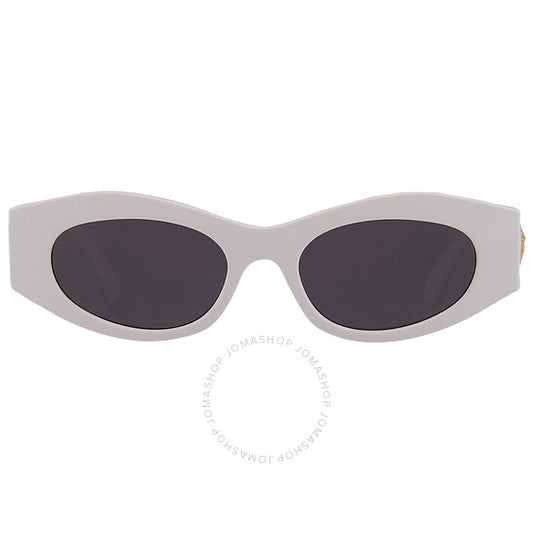 Versace, Dark Grey Oval Ladies Sunglasses