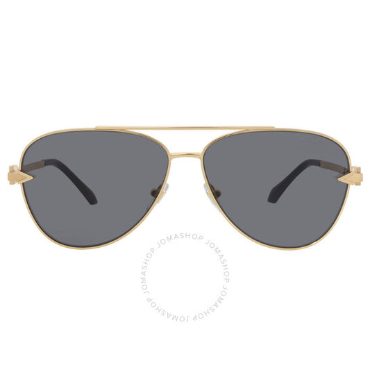 نظارة شمسية فيرساتشي بايلوت للرجال باللون الرمادي الداكن