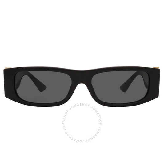 نظارة شمسية مستطيلة رمادية داكنة للرجال من فيرساتشي