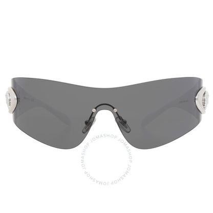 نظارة شمسية فيرساتشي، درع رمادي داكن للرجال