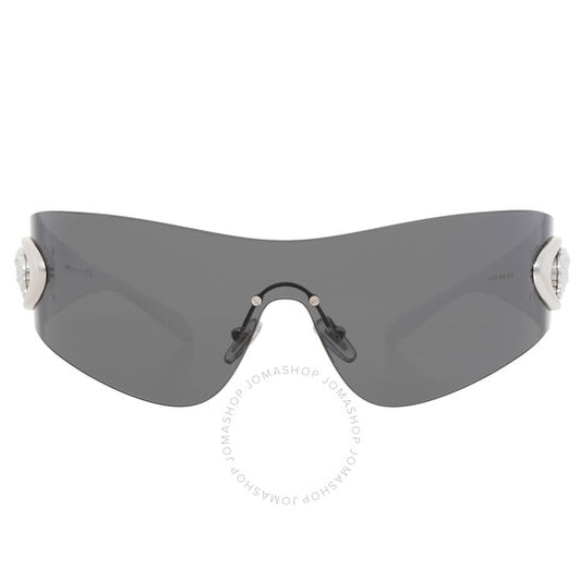 نظارة شمسية فيرساتشي، درع رمادي داكن للرجال