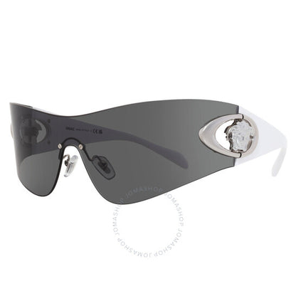 نظارة شمسية فيرساتشي، درع رمادي داكن للرجال