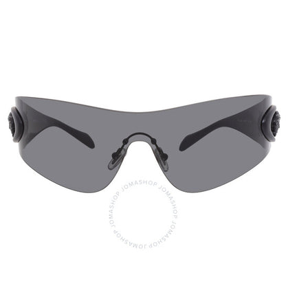 نظارة شمسية فيرساتشي، درع رمادي داكن للرجال