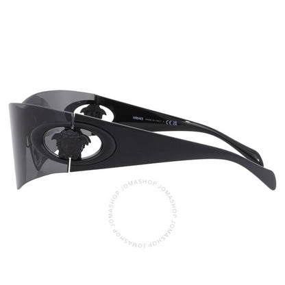 نظارة شمسية فيرساتشي، درع رمادي داكن للرجال