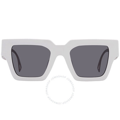 نظارة شمسية مربعة رمادية داكنة للنساء من فيرساتشي