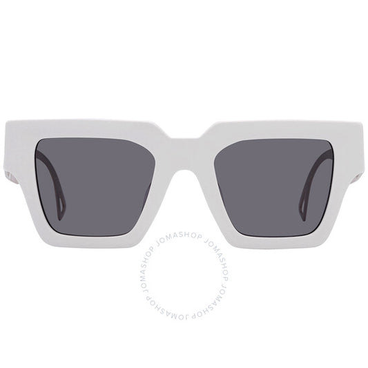 نظارة شمسية مربعة رمادية داكنة للنساء من فيرساتشي