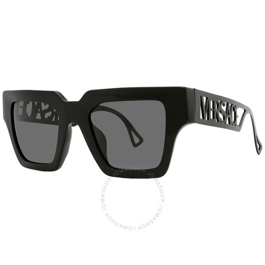 نظارة شمسية مربعة رمادية داكنة للنساء من فيرساتشي